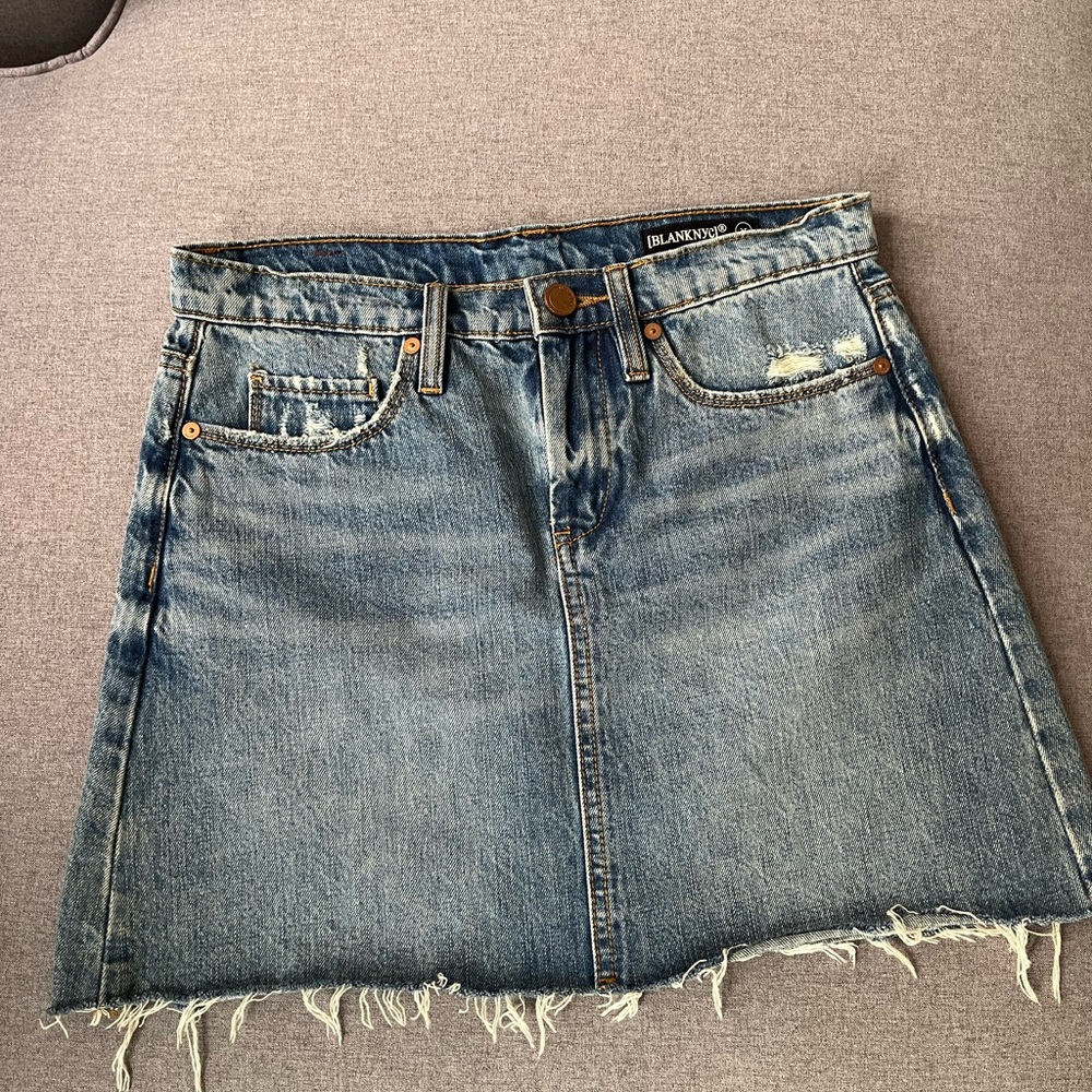 BlankNYC Jean Mini Skirt